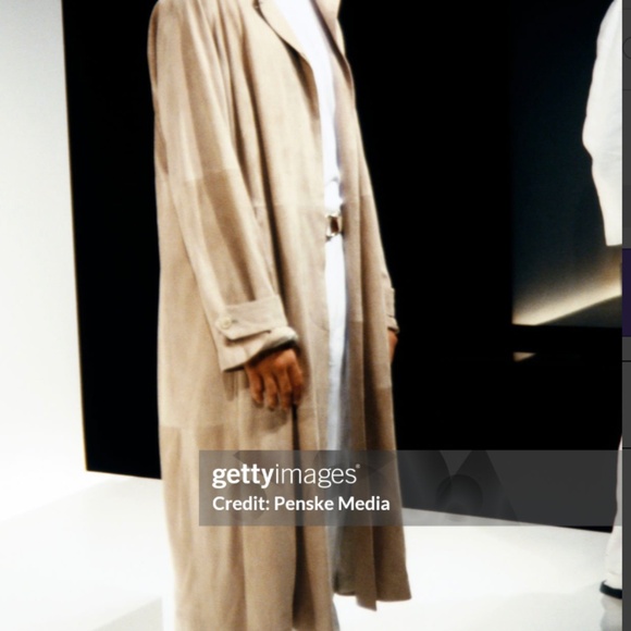 Ralph Lauren Purple Label Goat Suede Overcoat w/ Tags Sz L. Made in Italy - Picture 9 of 9